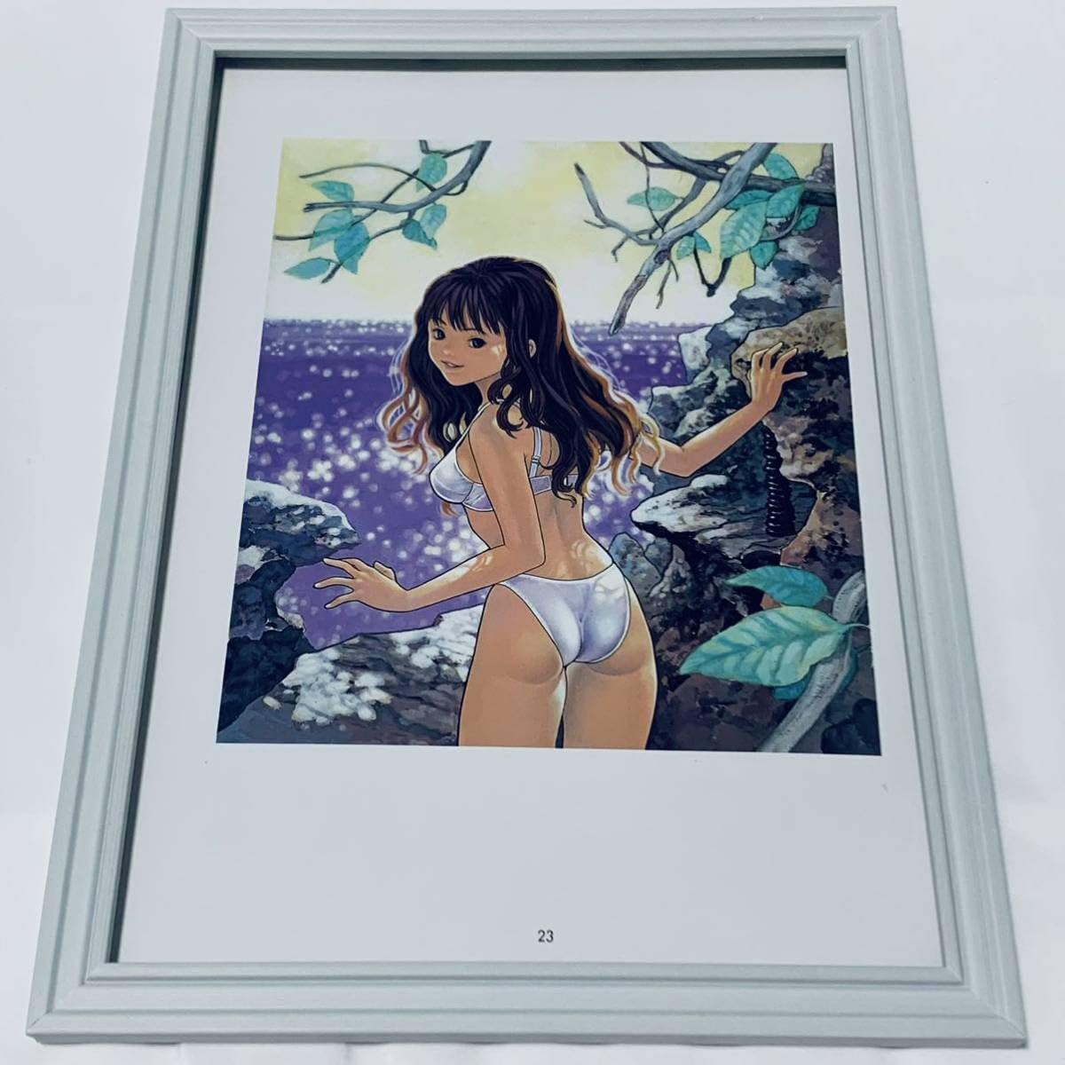 Amazon.co.jp: I's イラスト 額装品 A4サイズ 桂正和 ポスター風